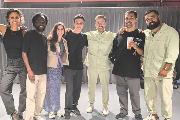 Bernardo with Portuguese Angolan band Throes & The Shine part of Zandari Festa's 2024 export project